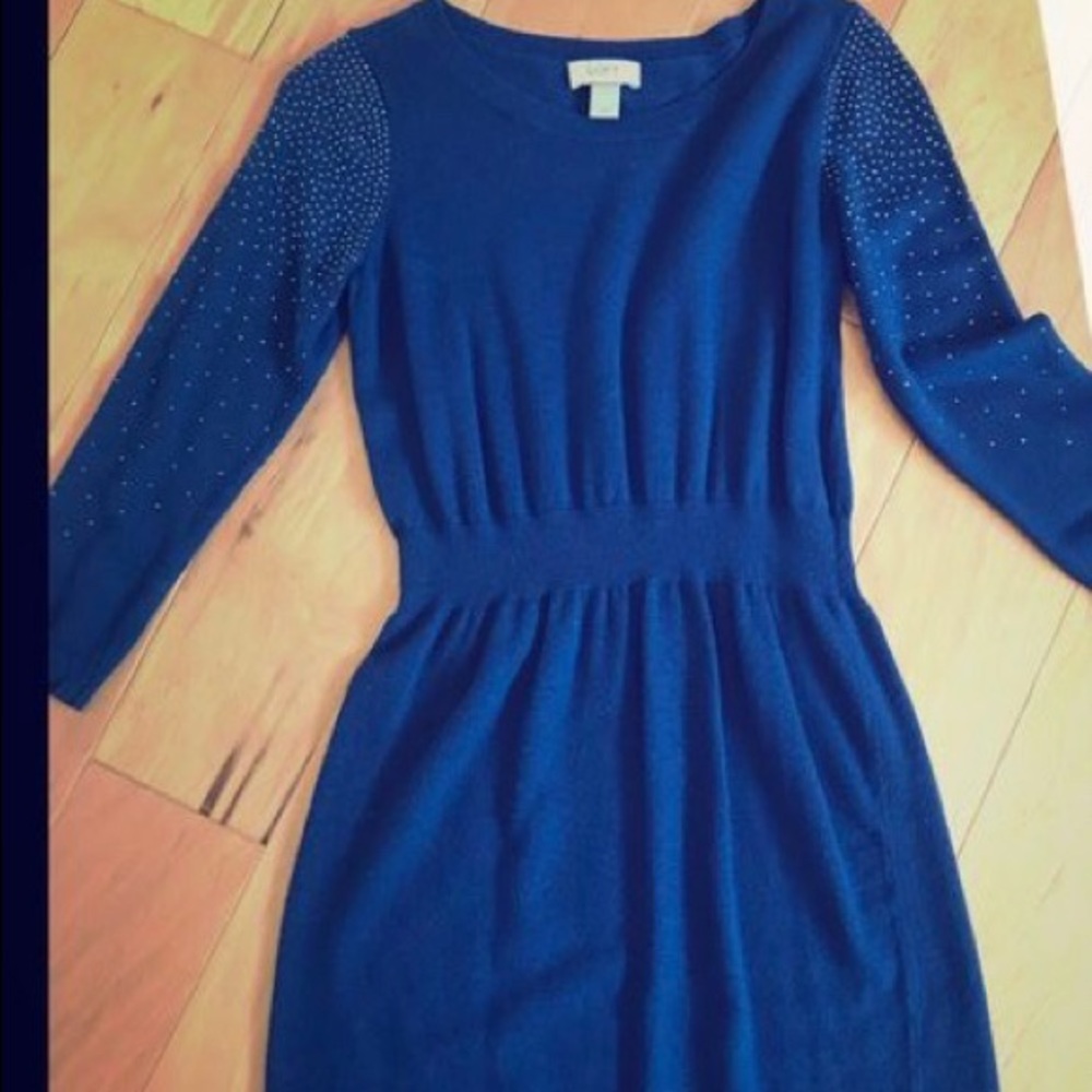 Blue Loft Dress with Sparkles